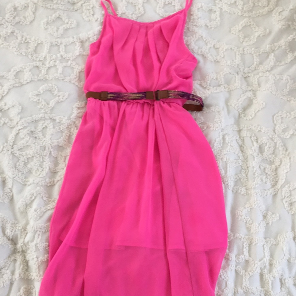 Pink maxi dress